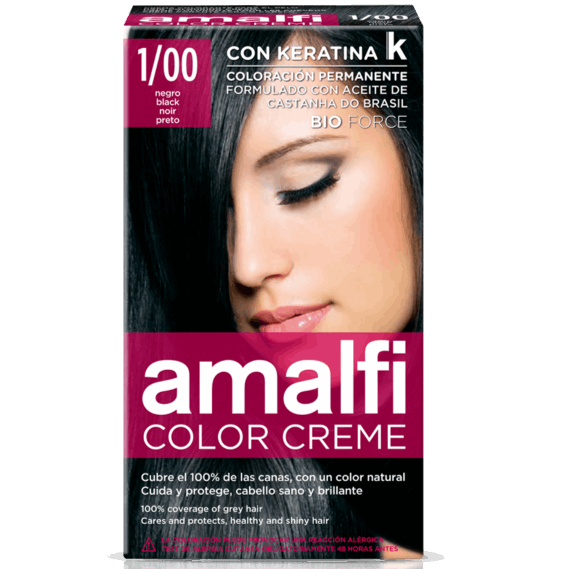 Coloration 1/00 noir color Amalfi