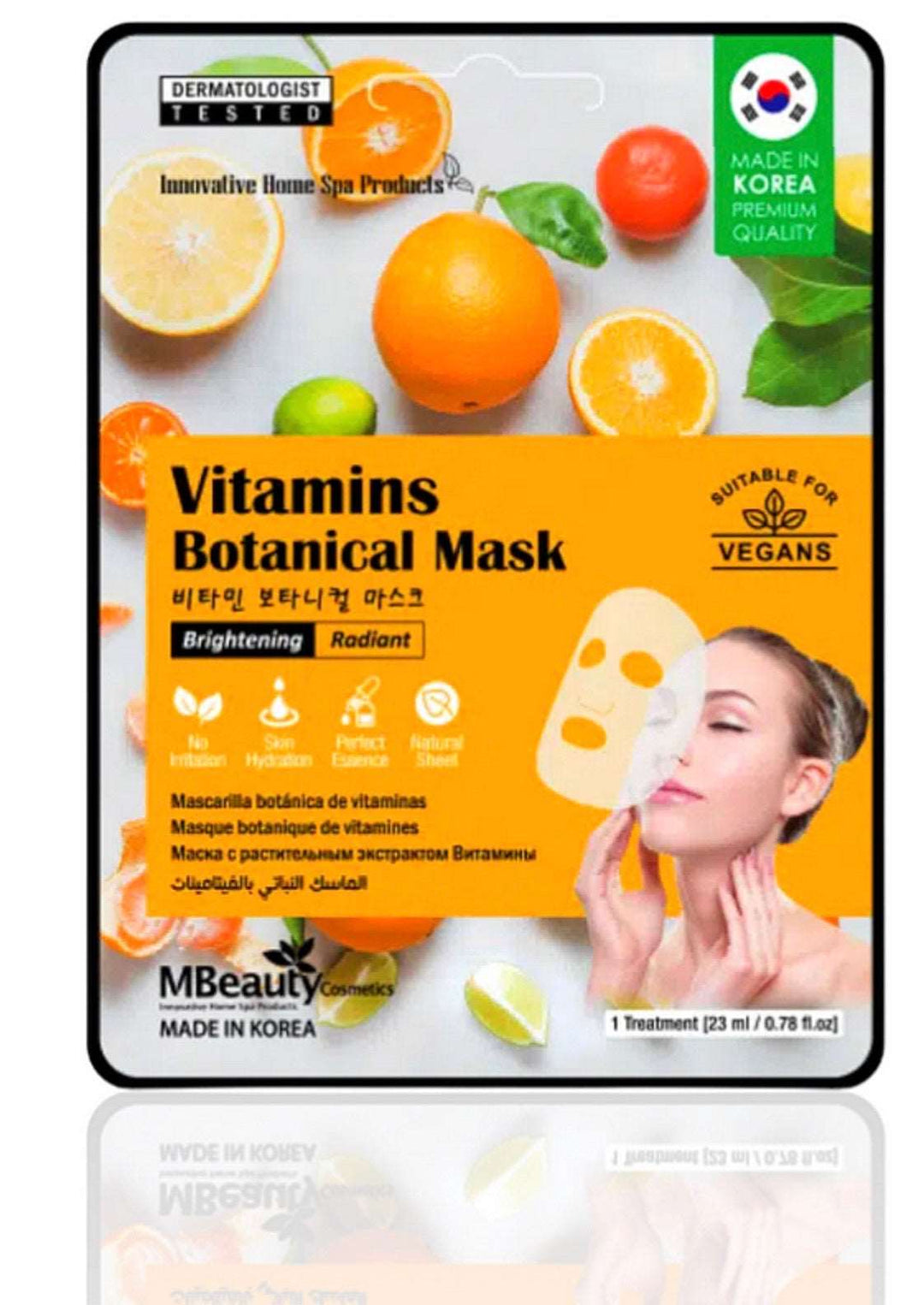 Masque Naturel vitamine extrait d'Orange